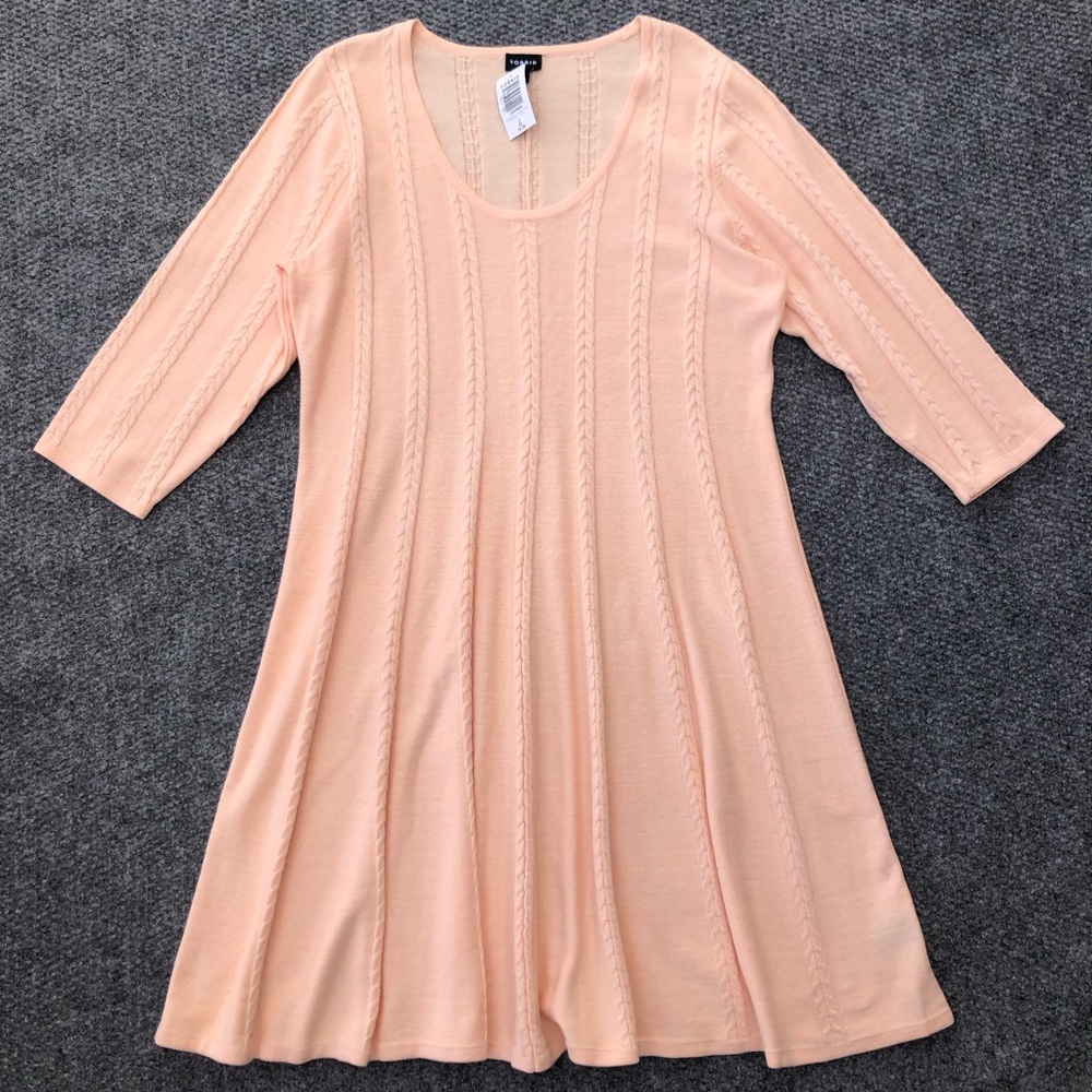 Torrid mini cable knit sweater skater dress size 2